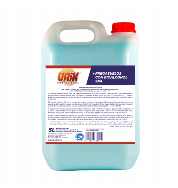 PŁYN DO PODŁÓG UNIWERSALNY BIOALKOHOL SPA 5 L unik
