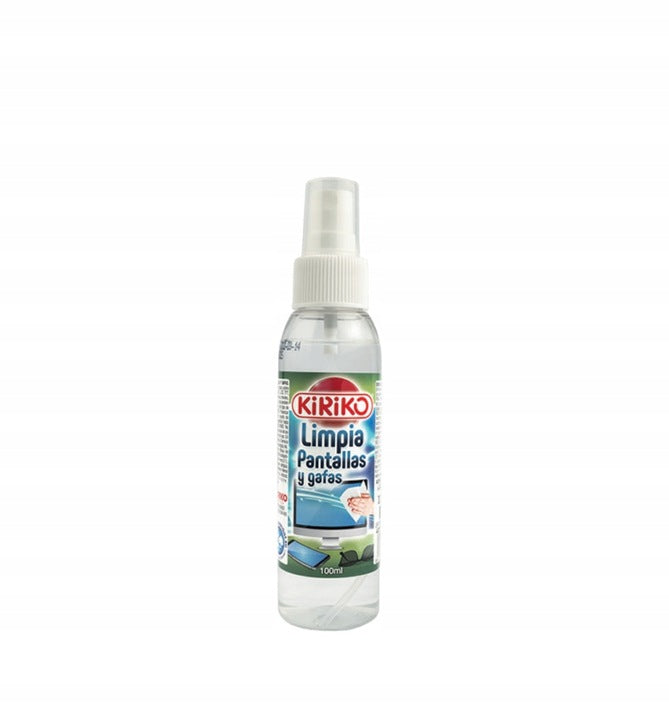 ŚRODEK DO CZYSZCZENIA OKULARÓW WYŚWIETLACZY EKRANÓW MONITORA 100ml Kiriko