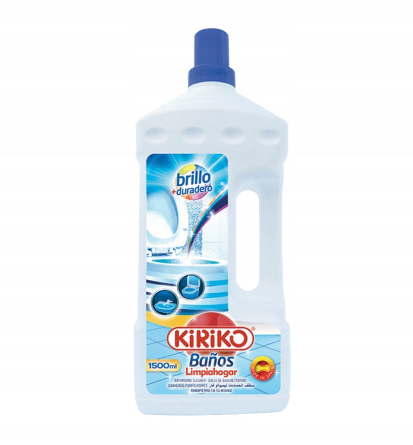 PŁYN DO ŁAZIENKI CZYŚCI USUWA KAMIEŃ BARDZO SKUTECZNY 1.5l Kiriko