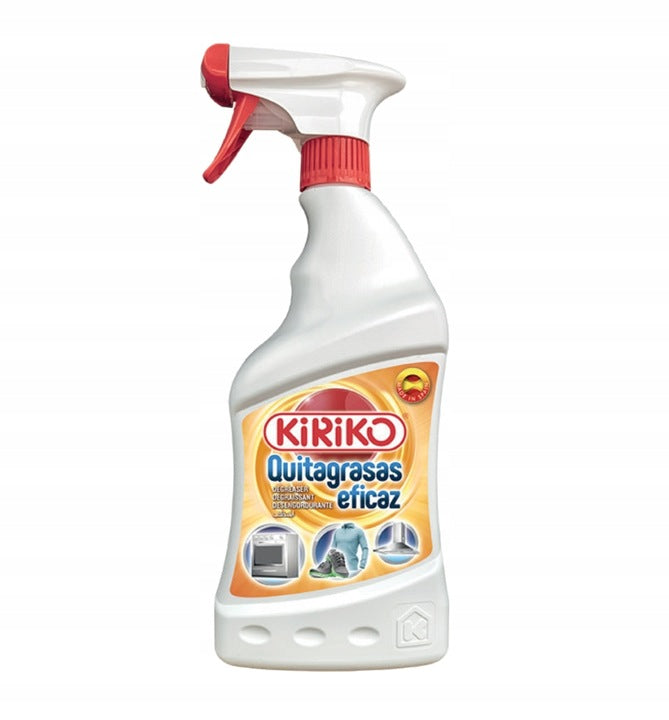 ŚRODEK DO CZYSZCZENIA ODTŁUSZCZACZ W SPRAYU DO TRUDNYCH PLAM 750ml KIRIKO
