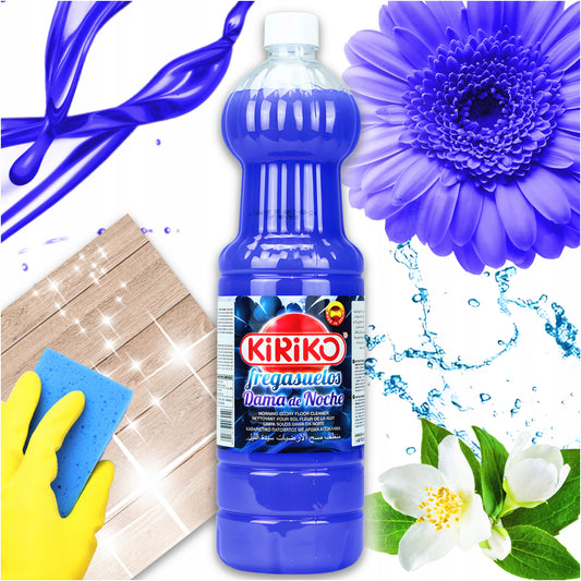 PŁYN DO MYCIA PODŁÓG UNIWERSALNY DO USUWANIA PLAM Dama de Noche 1.5l Kiriko