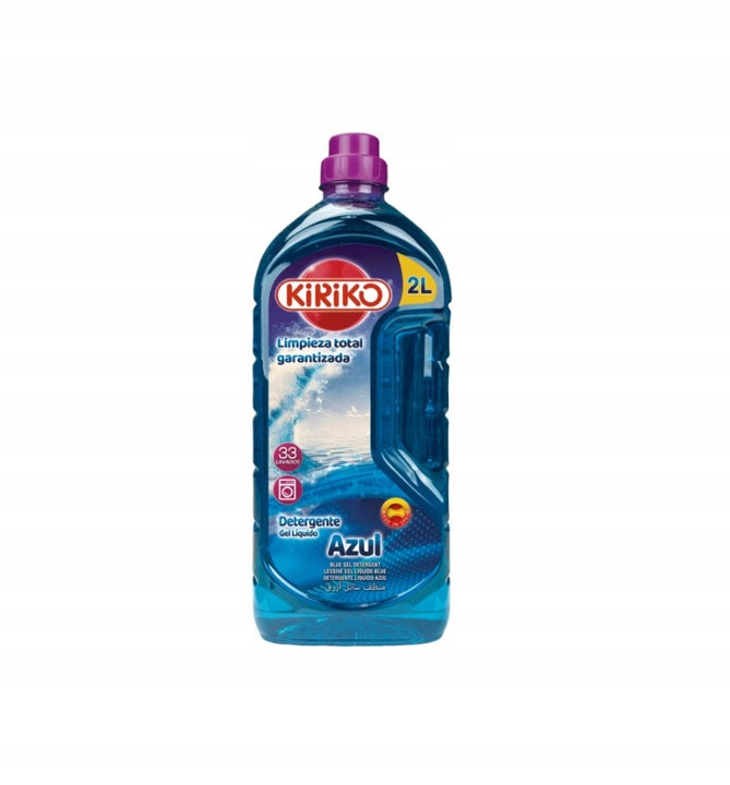 PŁYN DO PRANIA ŻEL UNIWERSALNY DO UBRAŃ ŚWIEŻY ZAPACH AZUL 2l Kiriko