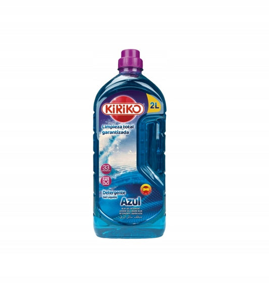 PŁYN DO PRANIA ŻEL UNIWERSALNY DO UBRAŃ ŚWIEŻY ZAPACH AZUL 2l Kiriko