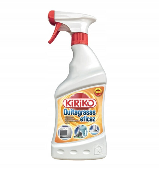 ŚRODEK DO CZYSZCZENIA ODTŁUSZCZACZ W SPRAYU DO TRUDNYCH PLAM 750ml KIRIKO