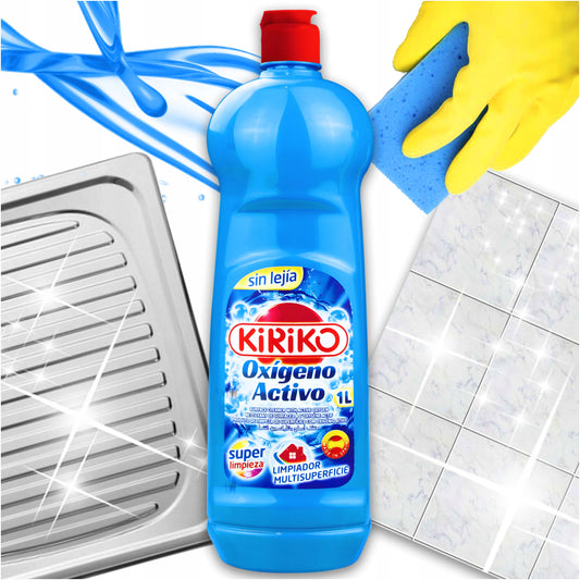 Środek do czyszczenia powierzchni z aktywnym tlenem 1l Kiriko