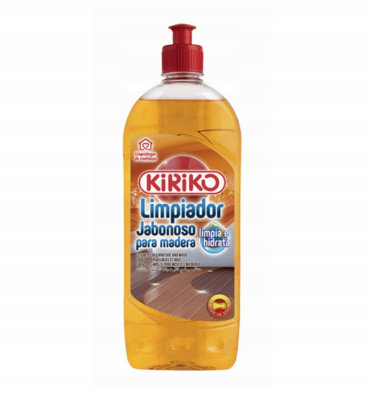 ŚRODEK CZYSZCZĄCY DO MEBLI I DREWNA,DELIKATNY CYTRYNOWY ZAPACH750ml Kiriko